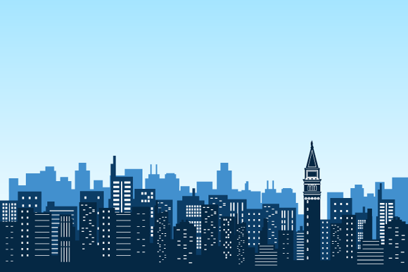 Download Silhouettes of Urban Buildings Apartment - Apartment Collection