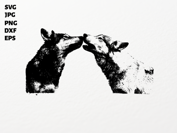 Download Wolf Love SVG for Cricut Sublimation PNG - Wolf Collection