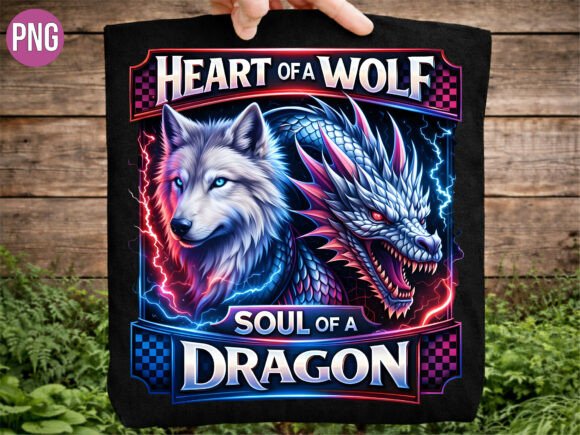 Download Heart of a Wolf Soul of a Dragon PNG - Wolf Collection