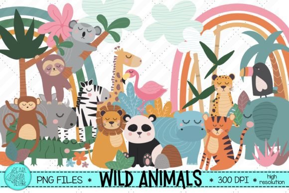 Download Wild Animal Clipart Bundle, Boho Animal - Boho Collection
