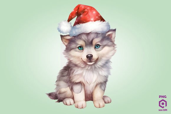 Download Christmas Gray Wolf Clipart - Wolf Collection