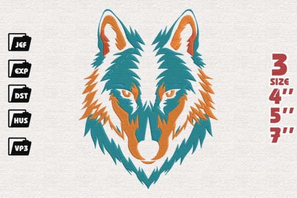 Download Wolf Embroidery - Wolf Collection