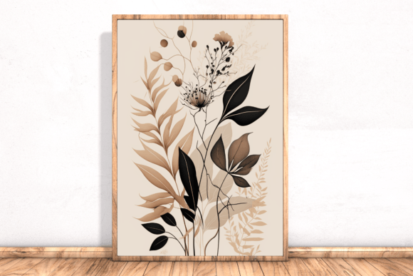 Download Boho Minimalist Botanical Poster Art 1 - Boho Collection
