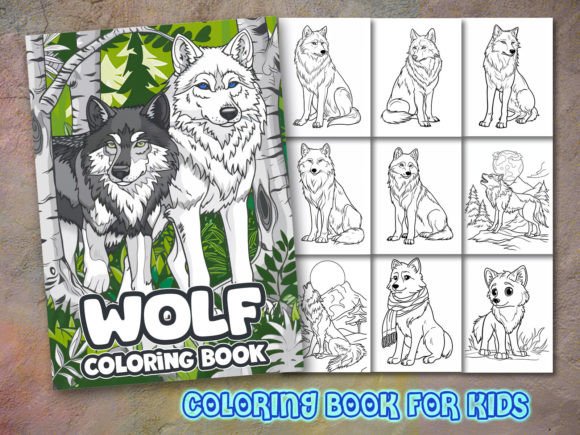 Download Wolf Coloring Page and Coloring Book - Wolf Collection