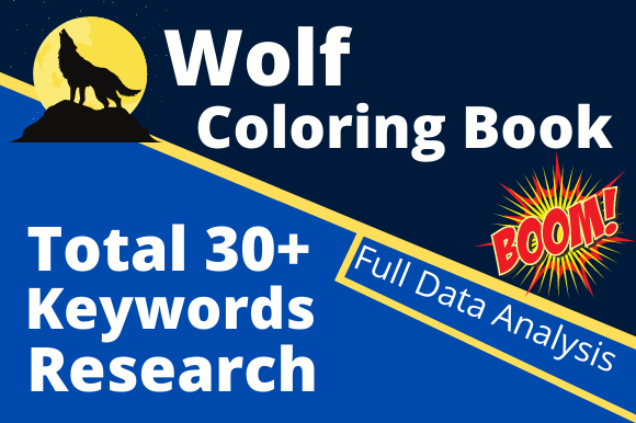 Download Wolf Coloring Book KDP Keyword Research - Wolf Collection