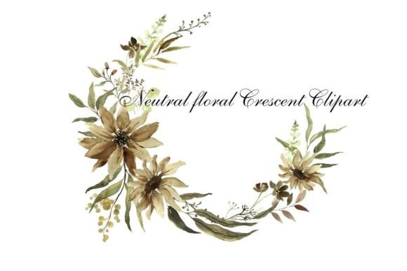 Download Boho Botanical Neutral Flower Wreath - Boho Collection