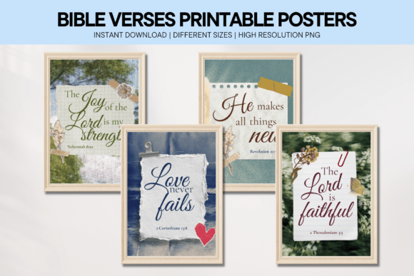 Download Bible Verse Wall Art Collage Poster - Wall art collage Collection