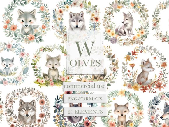 Download Baby Wolf Clipart, Wolf Clip Art, Wolves - Wolf Collection