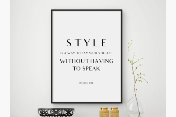 Download Fashion Quote Wall Art Printable Poster - Wall art printable Collection