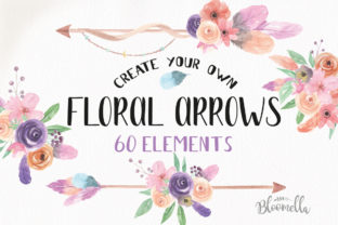 Download Create Your Own Boho Watercolor Feathers Flowers B - Boho Collection