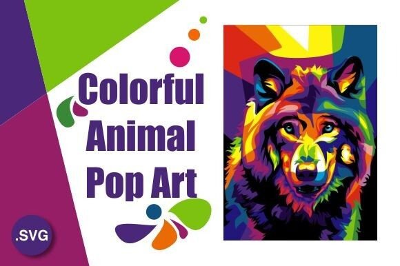 Download Colorful Wolf Illustration - Wolf Collection