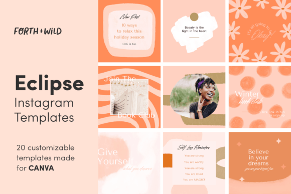 Download Boho Feminine Instagram Feed Templates - Boho Collection