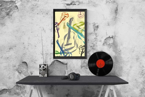Download Acoustic Guitar Wall Art Collage Print - Wall art collage Collection