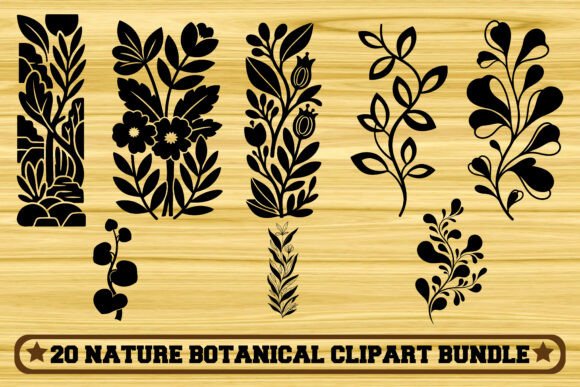 Download 20 Nature Botanical Clipart Bundle - Botanical clipart bundle Collection